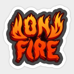 On Fire Sticker